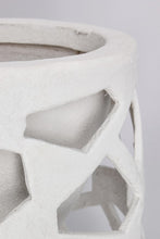 Carica l'immagine nel visualizzatore di Gallery, Orlando Store™ - Porta Vaso Carves Tondo Bianco H91
