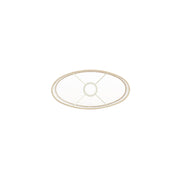 Orlando Store™ - Paralume Ovale Livigno Naturale 38-17,5-28 cm
