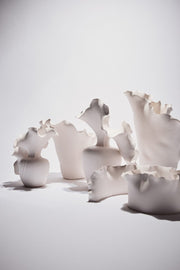 Orlando Store™ - Vaso Minde Svasato Bianco H27