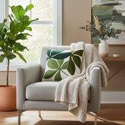 Orlando Store™ - Cuscino Embroidery Foglie Verdi