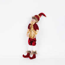 Carica l'immagine nel visualizzatore di Gallery, Orlando Store™ - Arlecchino con Abito Bordeaux 53 cm
