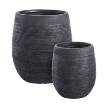 Carica l'immagine nel visualizzatore di Gallery, Orlando Store™ - SET 2 Porta Vaso Graffiti Bombato Nero
