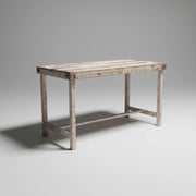 Orlando Store™ - Tavolo Pranzo in Legno Bianco Decapato 4/6 Persone
