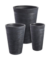 Carica l'immagine nel visualizzatore di Gallery, Orlando Store™ - SET 3 Porta Vaso Graffiti Tondo Nero Alto
