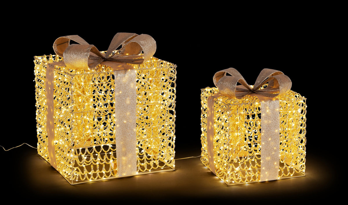 Orlando Store™ - SET 2 Pacco Regalo Zoe Oro Microled