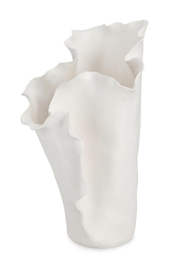Orlando Store™ - Vaso Minde Svasato Bianco H38,5
