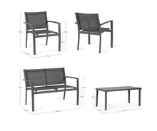 Carica l'immagine nel visualizzatore di Gallery, Orlando Store™ - SET 4 Salotto Florida Antracite
