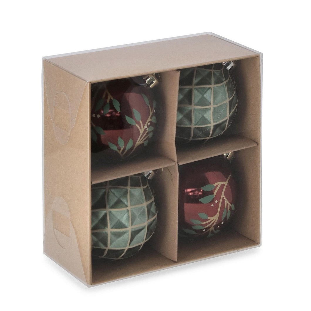 Orlando Store™ - SET 4 Sfera Joe Mix Verde/Rosso D80