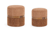 Orlando Store™ - SET 2 Pouf Contenitore Tayla Ginger