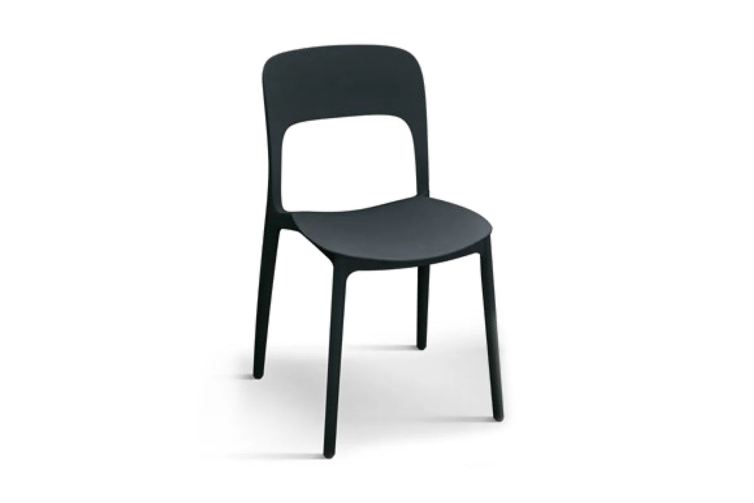 Orlando Store™ - Sedia in Polipropilene Nero