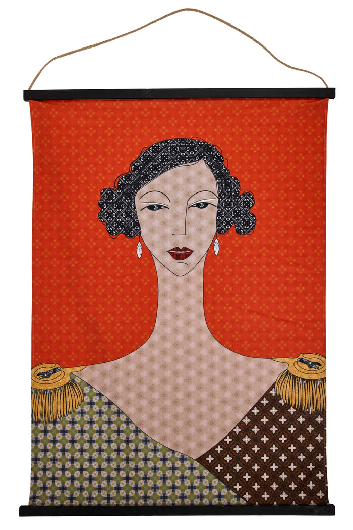 Orlando Store™ - Tela Bientot Donna con Sfondo Arancione 90X120