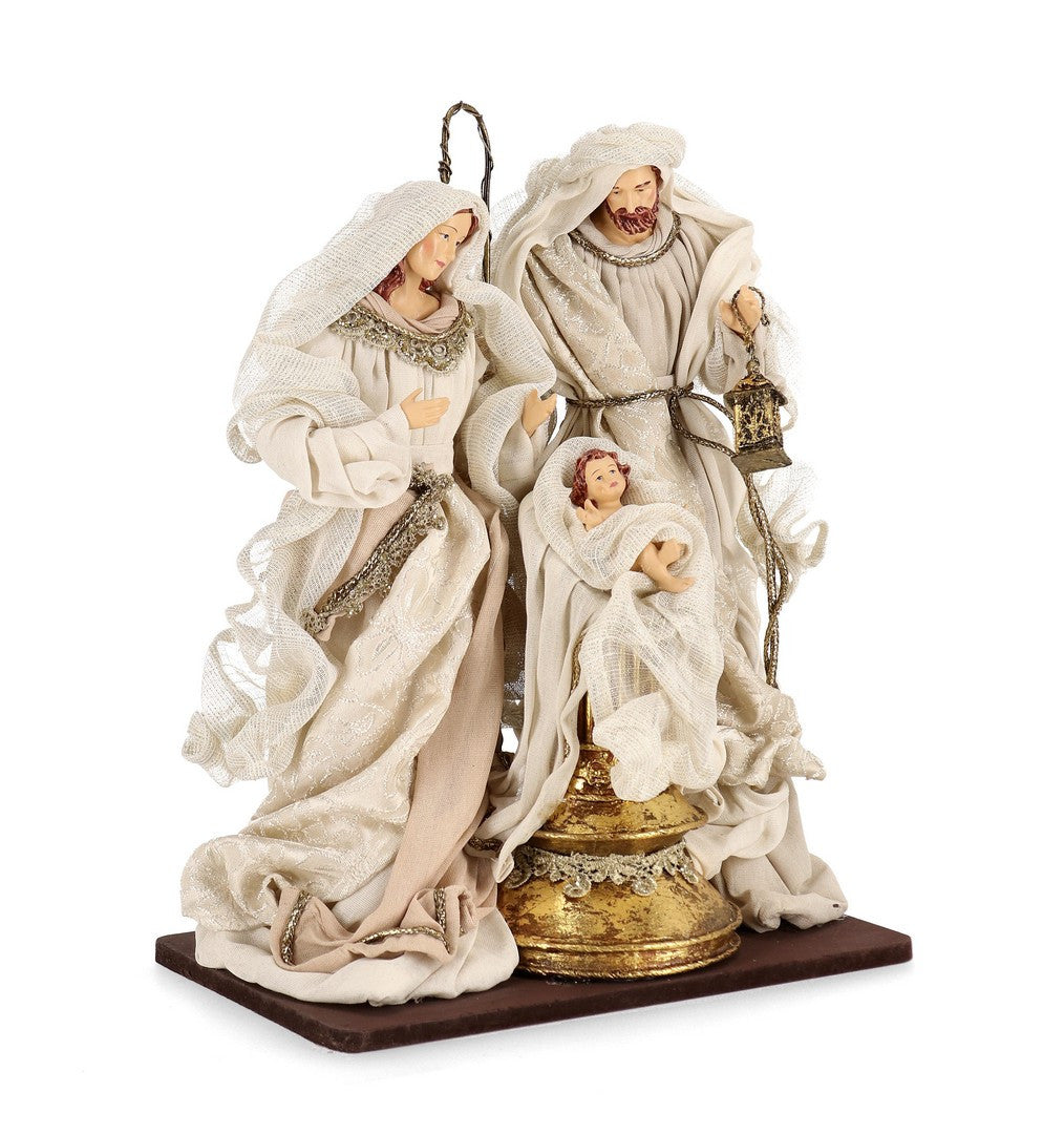 Orlando Store™ - Sacra Famiglia Majestic Rosa con Base H38