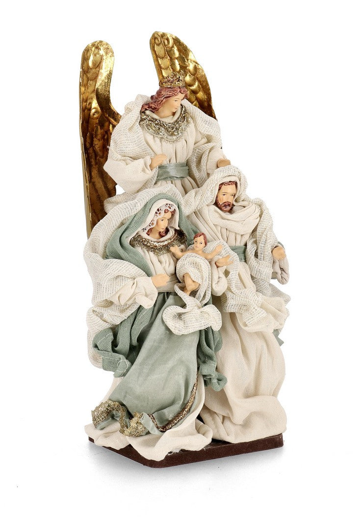 Orlando Store™ - Sacra Famiglia Faithful Azzurro con Angelo H22