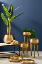 Carica l'immagine nel visualizzatore di Gallery, Orlando Store™ - SET 2 Porta Vaso Varanasi Tondo Oro
