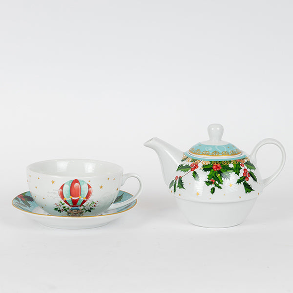 Orlando Store™ - SET Teiera con Tazza Mongolfiera