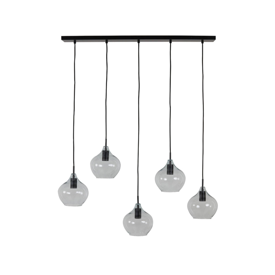 Orlando Store™ - Lampada a Sospensione Rakel 5 Luci 104x20x120 cm