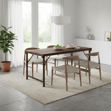 Load image into Gallery viewer, Orlando Store™ - Tavolo/Panca Fratina Party Marrone 150X60
