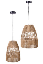Carica l'immagine nel visualizzatore di Gallery, Orlando Store™ - SET 2 Lampadari Cartagena Intreccio Naturali
