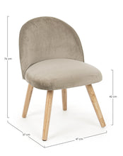 Carica l&#39;immagine nel visualizzatore di Gallery, Orlando Store™ - Poltroncina Adeline Tortora

