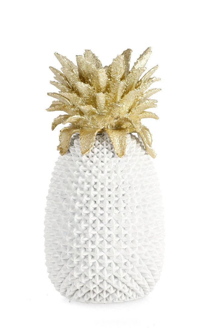 Orlando Store™ - Decorazione Ananas Surabaya Bianco H49,5