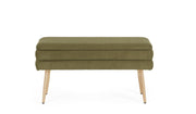 Orlando Store™ - Panca Contenitore Olga Verde Bosco