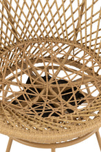 Load image into Gallery viewer, Orlando Store™ - Poltrona Zayo Girevole Metallo/Rattan Beige
