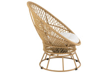 Load image into Gallery viewer, Orlando Store™ - Poltrona Zayo Girevole Metallo/Rattan Beige

