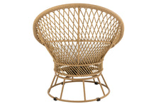 Load image into Gallery viewer, Orlando Store™ - Poltrona Zayo Girevole Metallo/Rattan Beige
