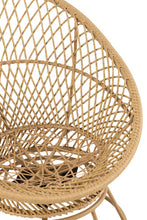 Load image into Gallery viewer, Orlando Store™ - Poltrona Zayo Girevole Metallo/Rattan Beige
