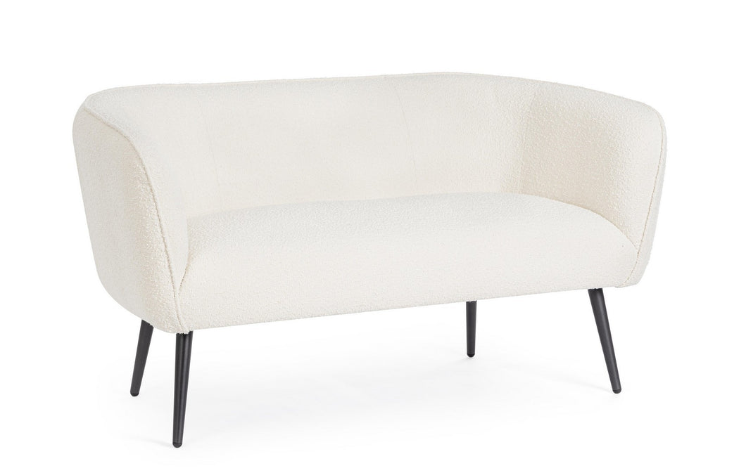 Orlando Store™ - Divano Avril BIanco Bouclè