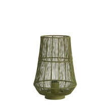 Carica l&#39;immagine nel visualizzatore di Gallery, Orlando Store™ - Lampada da Tavolo Banjar Verde OlivaØ24x33 cm
