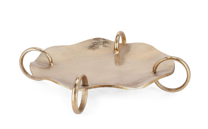 Orlando Store™ - Vassoio Decorativo Sagar Tondo Oro D46