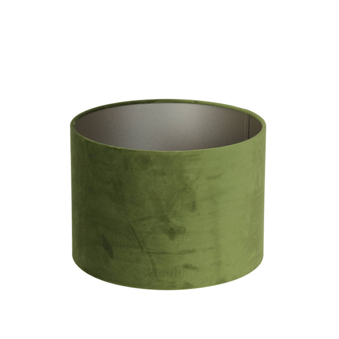 Orlando Store™ - Cilindro Paralume 25-25-18 cm VELOURS Verde Oliva