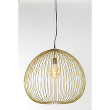 Carica l&#39;immagine nel visualizzatore di Gallery, Orlando Store™ - Lampada a Sospensione Rilana Ø56x55 cm Oro Chiaro
