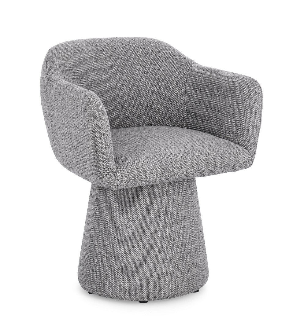 Orlando Store™ - Poltrona Girevole Lottie Grigio Scuro