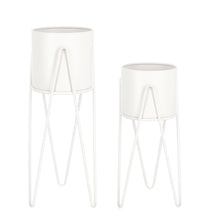 Load image into Gallery viewer, Orlando Store™ - SET 2 Porta Fiore Madelyn Tondo Bianco
