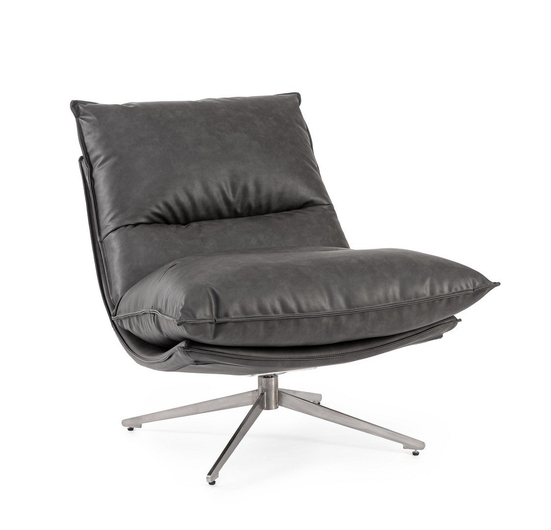 Orlando Store™ - Poltrona Alanez Grigio Scuro