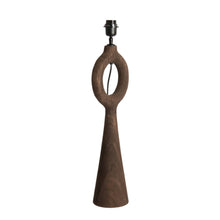 Carica l&#39;immagine nel visualizzatore di Gallery, Orlando Store™ - Base Lampada Sabuli Legno Opaco Marrone Scuro 17x20x57 cm
