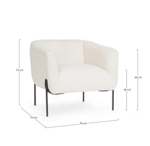 Load image into Gallery viewer, Orlando Store™ - Poltrona Claudine Bianco Bouclè
