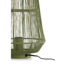Carica l&#39;immagine nel visualizzatore di Gallery, Orlando Store™ - Lampada da Tavolo Banjar Verde OlivaØ24x33 cm
