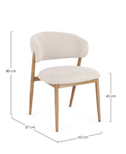 Orlando Store™ - Sedia Cassandra Naturale/Lino