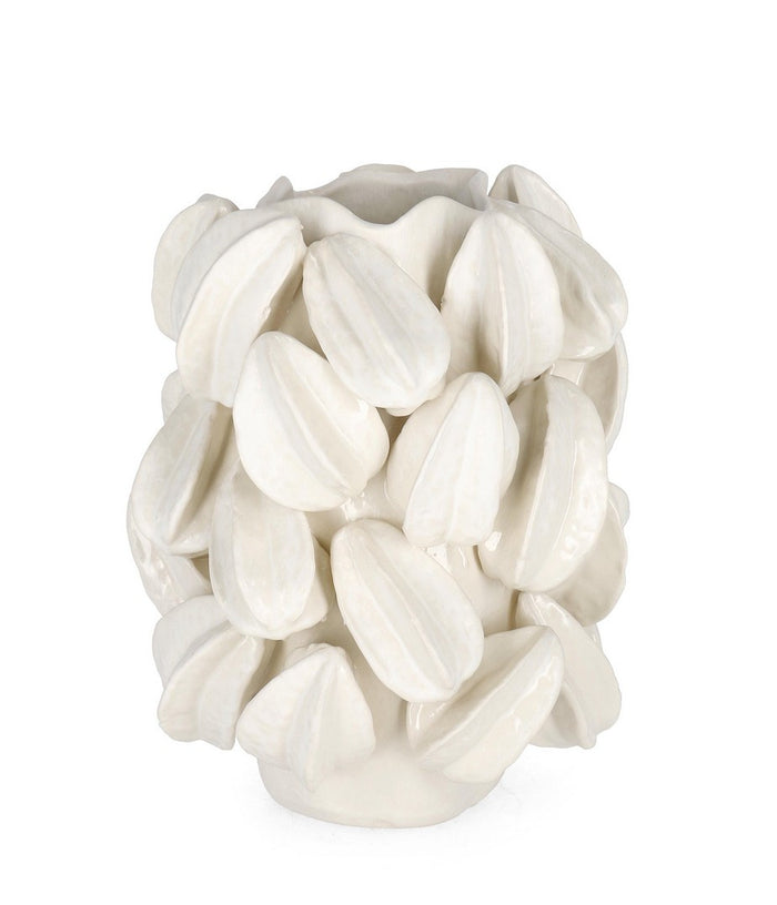Orlando Store™ - Vaso Carambola Bianco H31