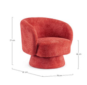 Orlando Store™ - Poltrona Girevole Julienne Cherry