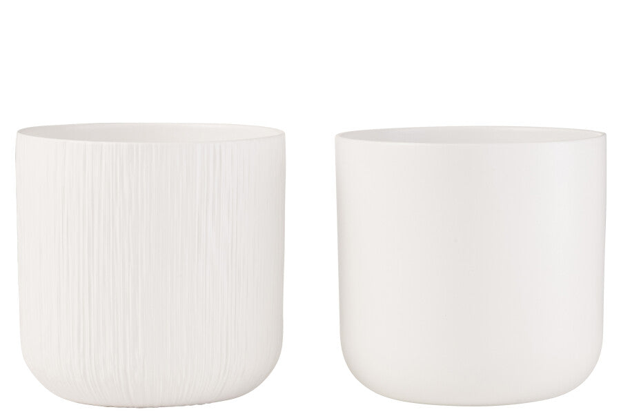Orlando Store™ - Porta Vaso Gen Ceramica Bianco XXL