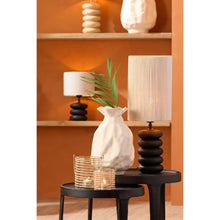 Carica l&#39;immagine nel visualizzatore di Gallery, Orlando Store™ - Cilindro Paralume Medana Ciniglia Crema 25-25-36 cm
