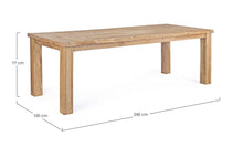 Carica l&#39;immagine nel visualizzatore di Gallery, Orlando Store™ - Tavolo Bounty Teak Riciclato 240X100
