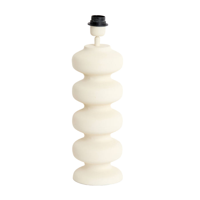 Orlando Store™ - Base Lampada Soroca Crema Opaca Ø15x42 cm