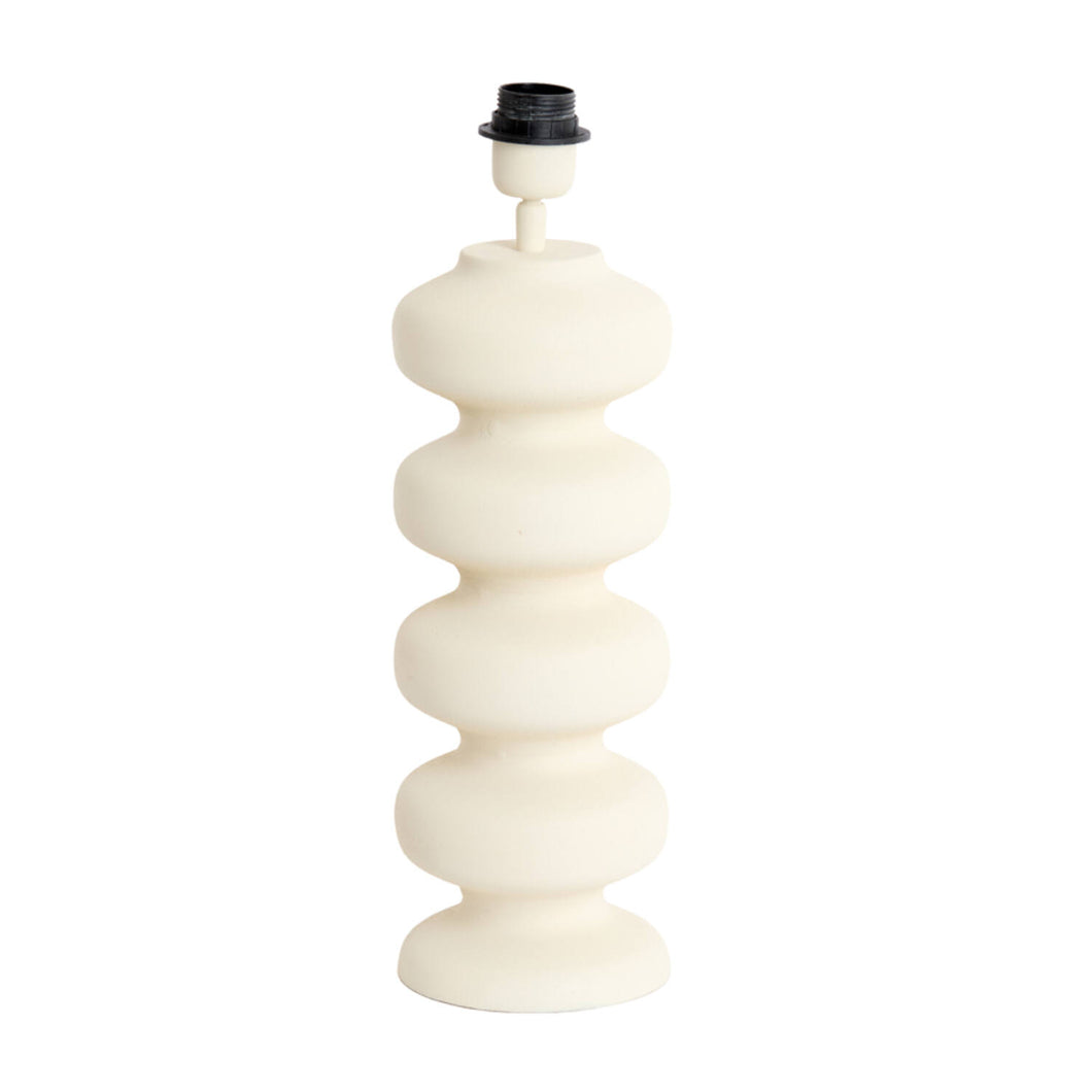 Orlando Store™ - Base Lampada Soroca Crema Opaca Ø15x42 cm