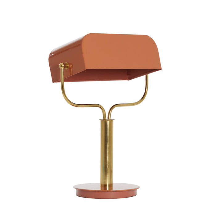 Orlando Store™ - Lampada da Tavolo Ayer Arancio Lucido 37x14x43 cm