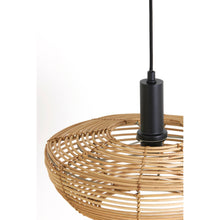 Carica l&#39;immagine nel visualizzatore di Gallery, Orlando Store™ - Lampadario Ø40x15 cm Milan Rattan Naturale
